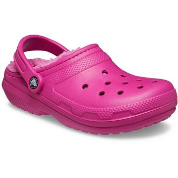 Zapatos Crocs Classic Forro Clog Hombre Rosas | Mexico 0667JPQJ